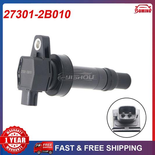 Brand new ignition coils suitable for Kia Soul 1.6L L4, for Hyundai 2010-2011, model numbers 27301-2B010 and 273012B010-.