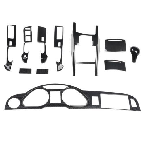 11-piece carbon fiber style interior trim kit for Audi A6 2005-2011