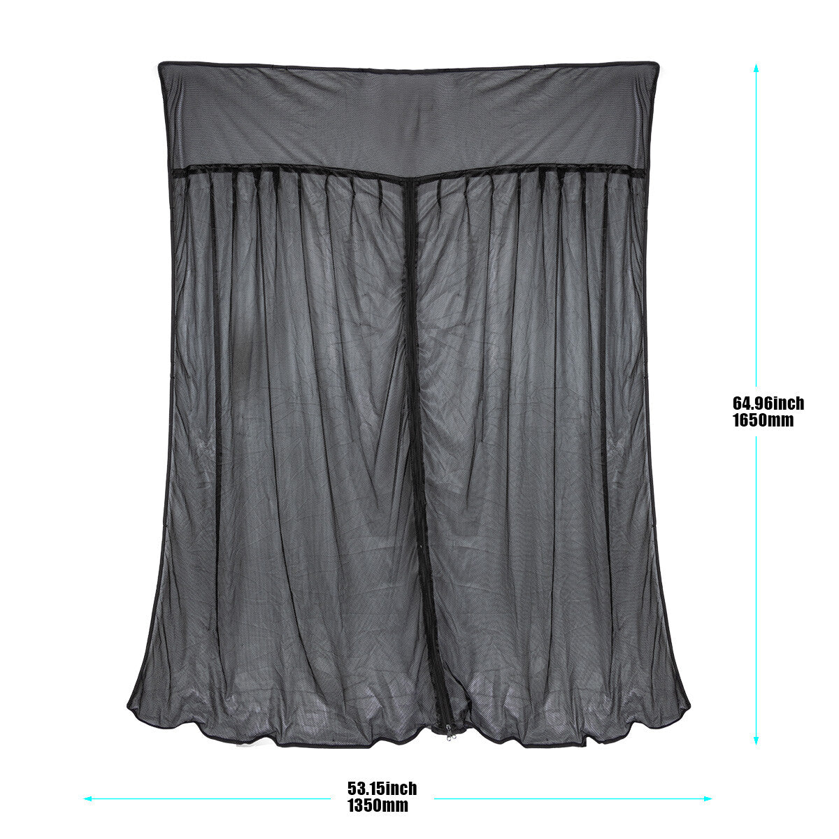 Magnetic Fly Screen Bug Mosquito Mesh For Standard Roof Camper Van Net Screen