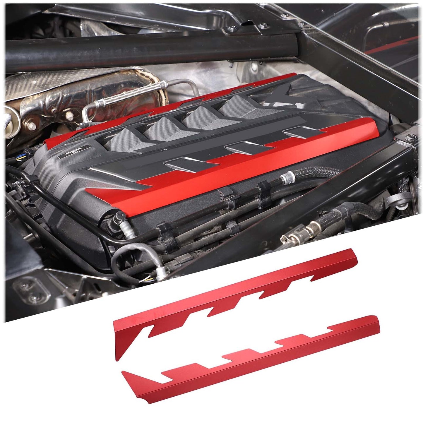 ABS carbon fiber driver's for seat ventilated frame trim for Corvette C7 2014-2019