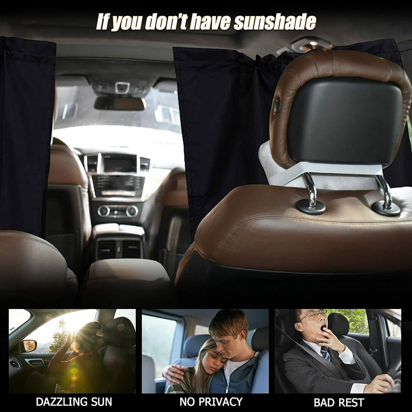 for Volkswagen Car Divider Curtain Partition Side Window Privacy UV Sun Shade