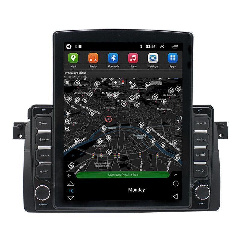 Car 1+16G 9.7 Android 10.1 Stereo FM Player MP5 GPS Navi for BMW E46 3 Series