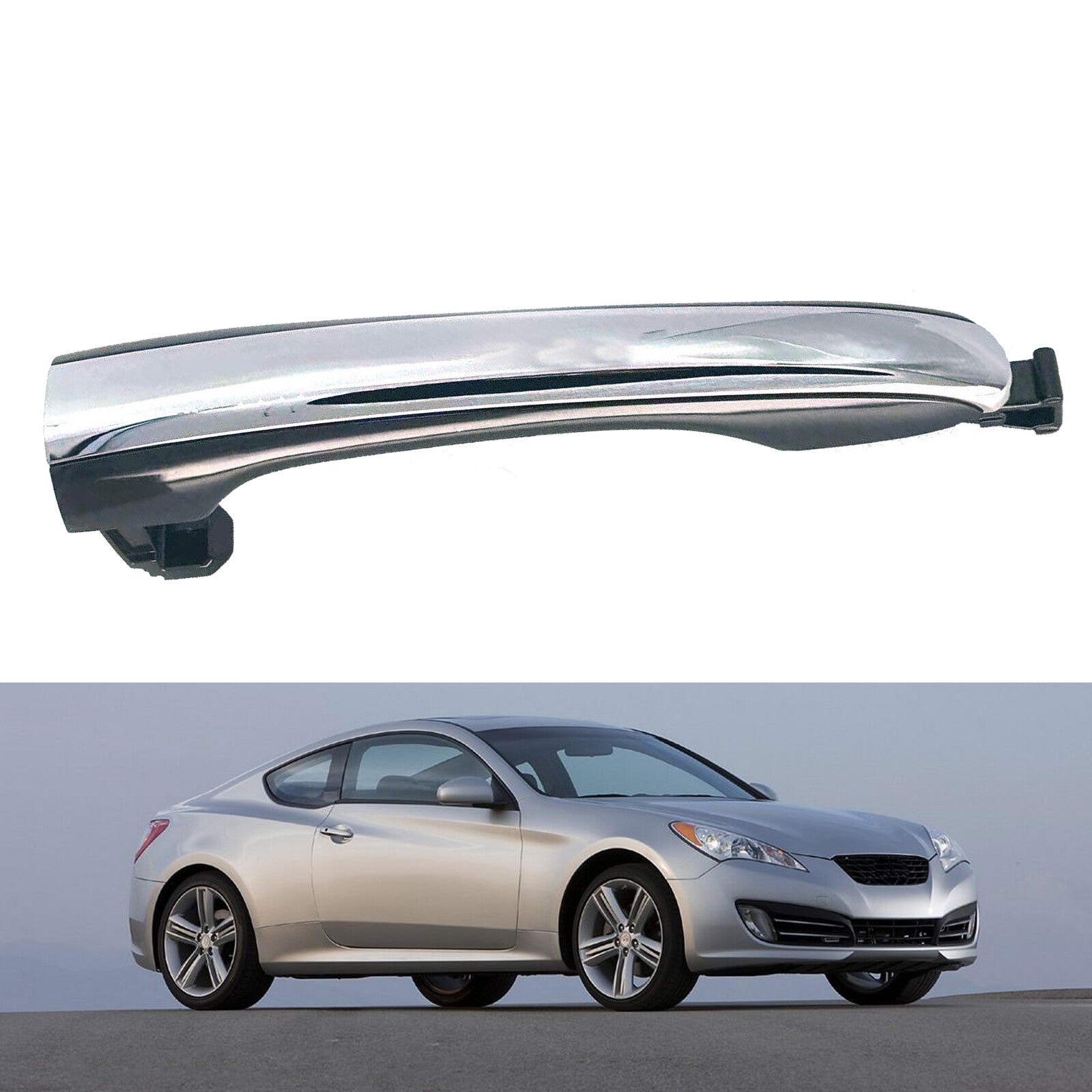 Left rear drive side outer handlebars are suitable for 2009-14 for Hyundai for Genesis Sedan 3.8L 4.6L