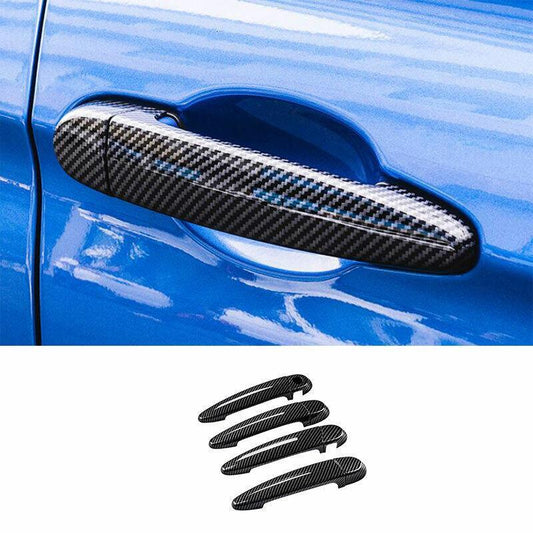 for BMW F30 F35 2013-2018 2019 ABS Carbon Fiber Outside Door Handle Cover Trim