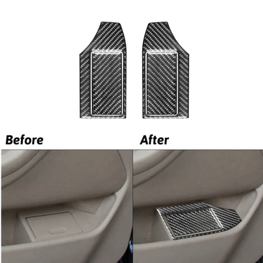 4Pcs Carbon Fiber Interior Rear door Ashtray Cover Trim for BMW M5 E39 1998-2003