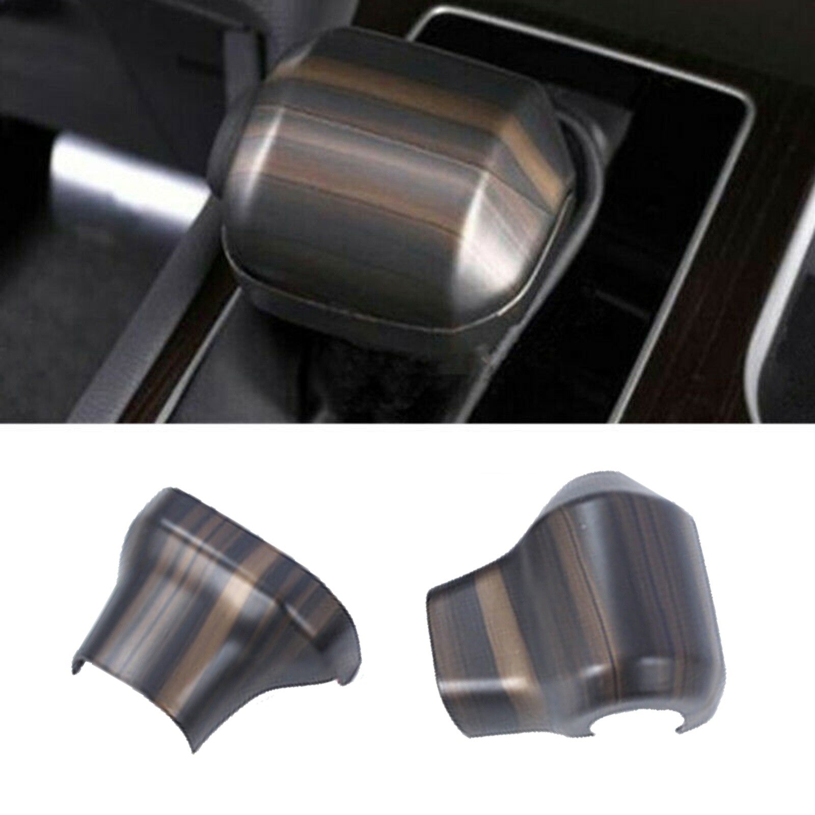fit 2021 2022 for Toyota for Sienna Wood Grain Style Inner Gear Shift Knob Cover Trim