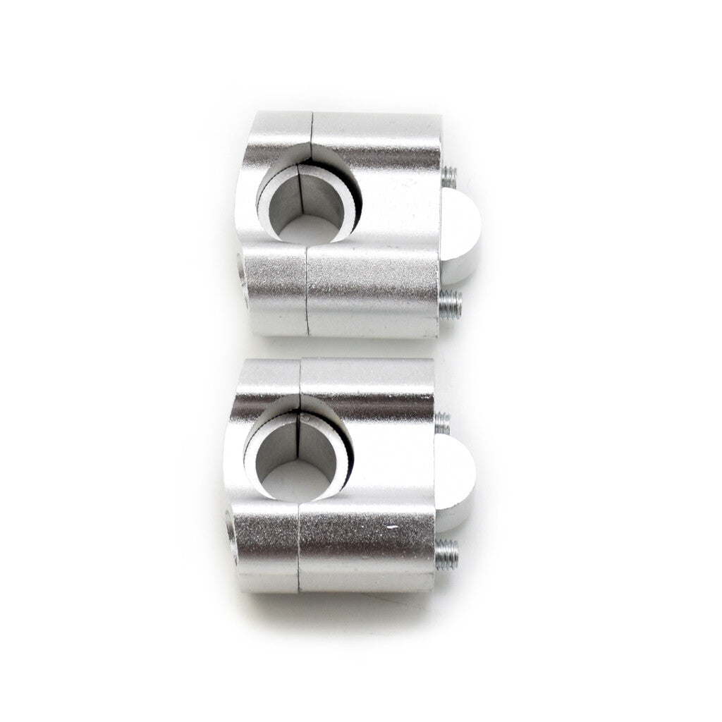 Motorcycle silver Handlebar Riser Bar Mount Handle Clamp 28mm 22mm for YAMAHA