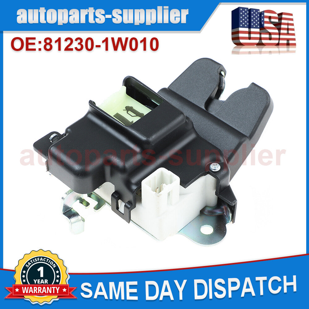 Rear trunk lid lock actuator 81230-1W010 for 2012-2017 for Kia Rio with keyless entry.