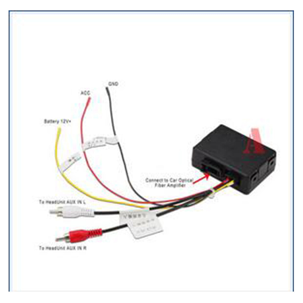 1x Car Optical Fiber Decoder for Mercedes-Benz W164 Nvigation Integrated Machine