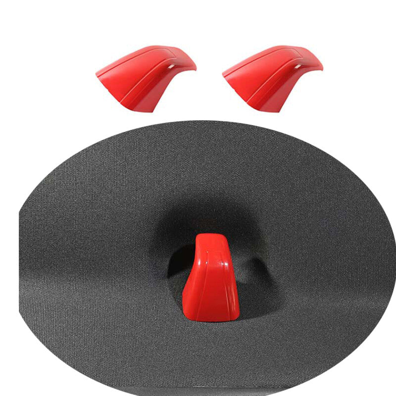 for Dodge for Challenger 2015-23 Glossy Red Internal B-pillar Hook Cover Trim 2pcs