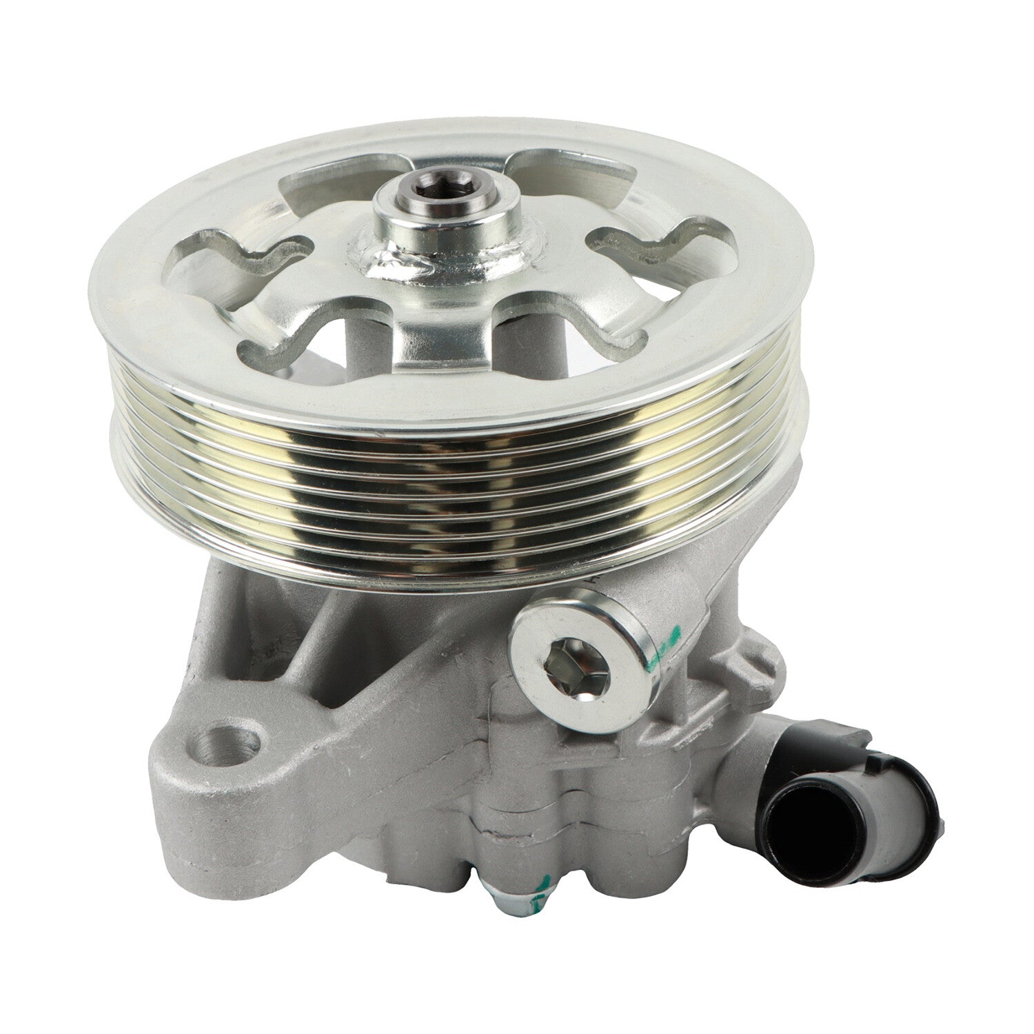 Power Steering Pump with Pulley for 2008 2009-2012 for Honda Accord L4 2.4L 21-5495