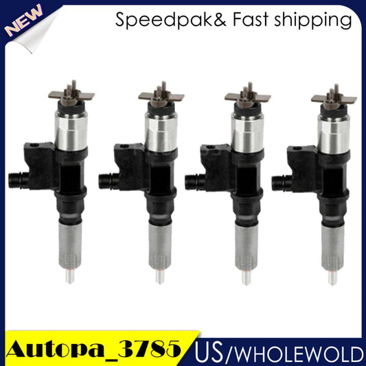 4pcs Diesel Fuel Injector 095000-5471 for Isuzu NQR NPR 5.2L 2005-2007 97780100