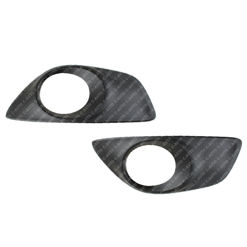 Pair for Hyundai Santa Fe 2010-2012 Front DriverPassenger bumper fog lamp cover