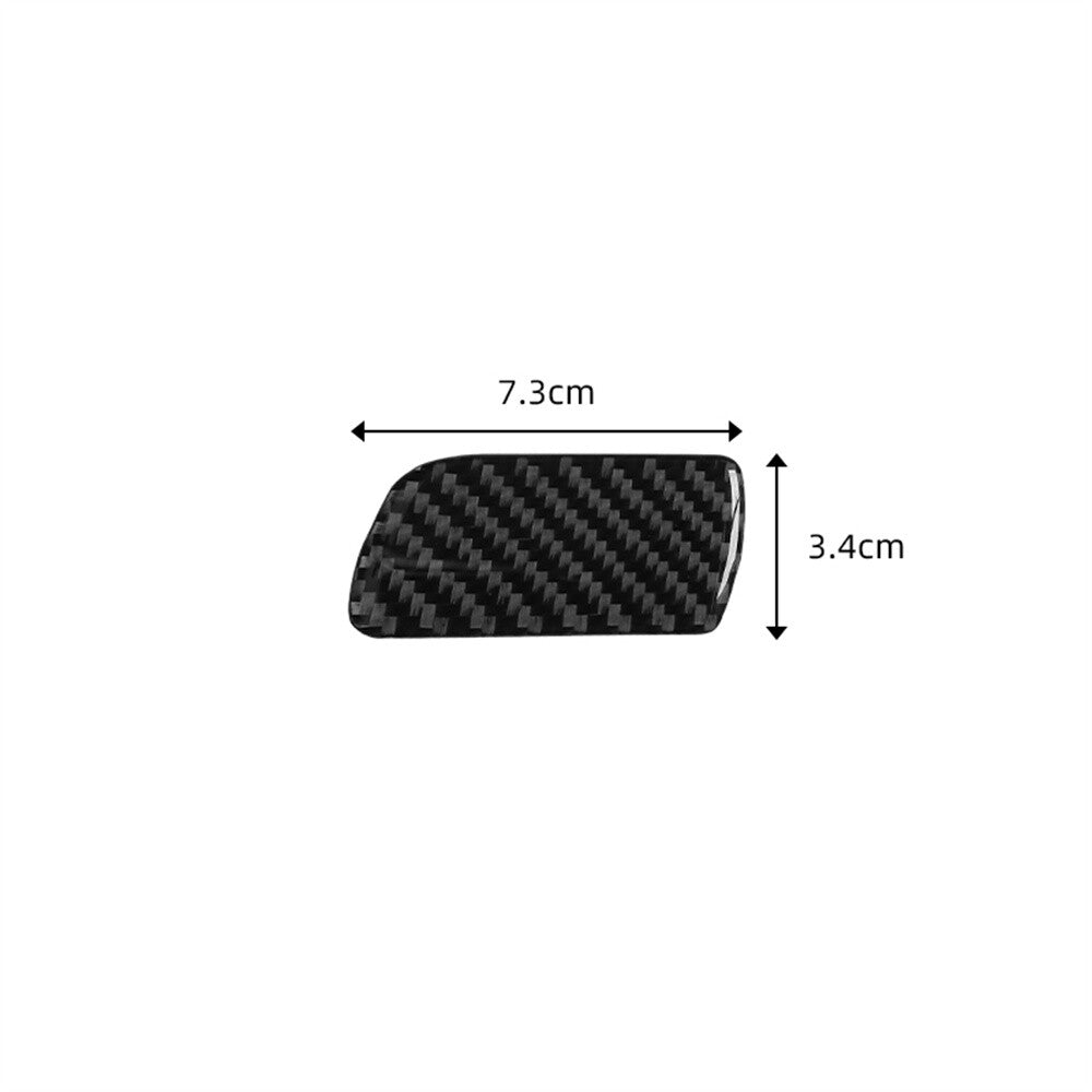 Carbon Fiber for Co -pilot Glove Box Handle Switch Cover for Honda Accord 2013-2017 A