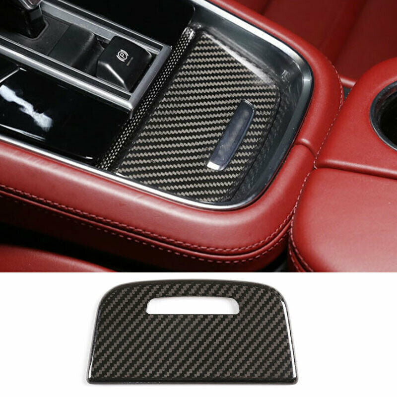 Carbon Fiber Console Panel Trim Shift Cover Fit for Porsche for Panamera 2017-2021