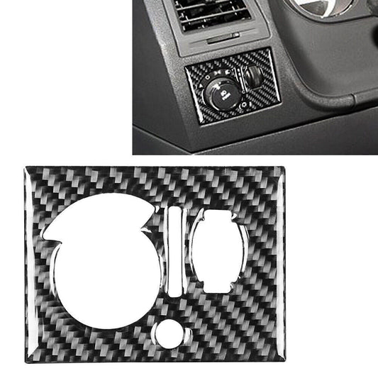 Interior Headlight Switch Panel Cover Trim for Dodge for Challenger 2008-2014 Black