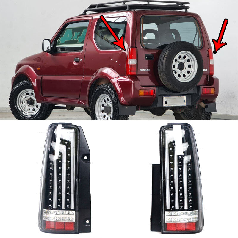 for SUZUKI for JIMNY SN413 HARD TOP 1998-2017 1Pair Rear LED Tail Light Brake Light