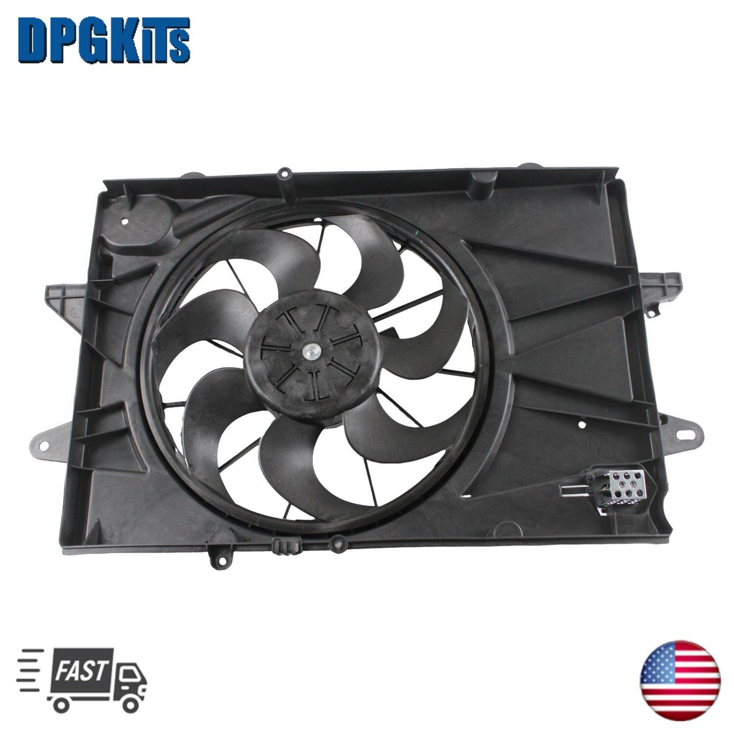 For 2010-2017 for Chevrolet Equinox for GMC Terrain 2.4L Radiator Cooling Fan Assy