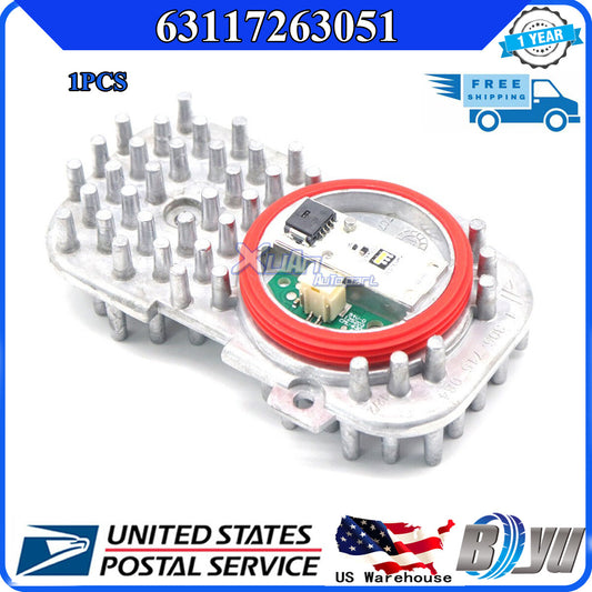63117263051 is a 1x LED daytime running light module suitable for BMW 3 Series, 4 Series, 6 Series, X3, X5, and X6.