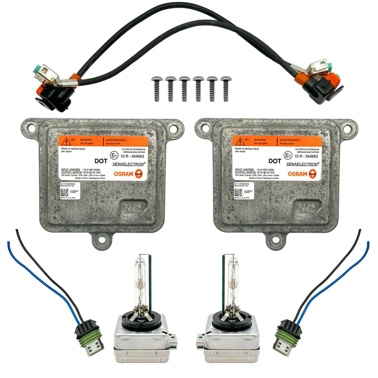 2x 15-20 for GMC for Yukon Xenon Ballast Control Unit Module HID D3S Light Bulb Kit