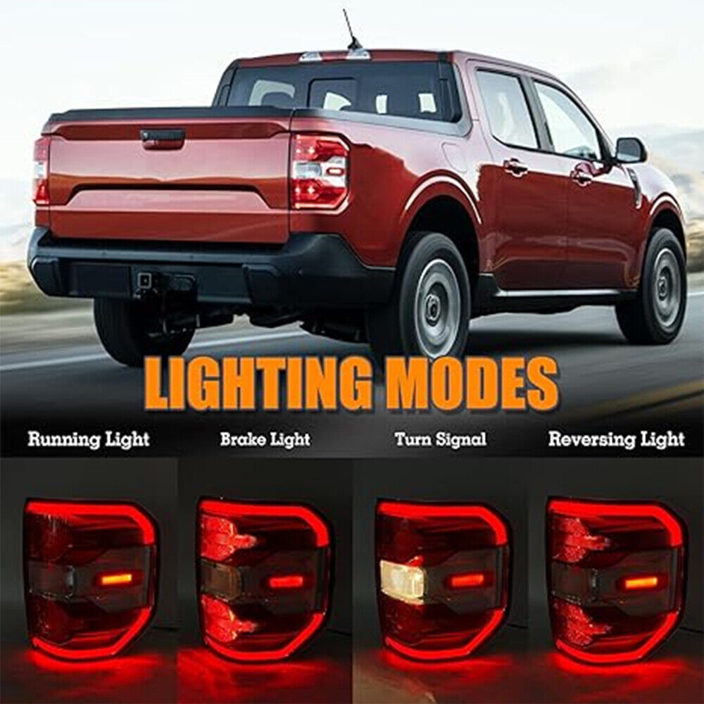 NZ6Z-13404-C for Ford Maverick XL XLT 2022-2024 Right Side Halogen Tail Light