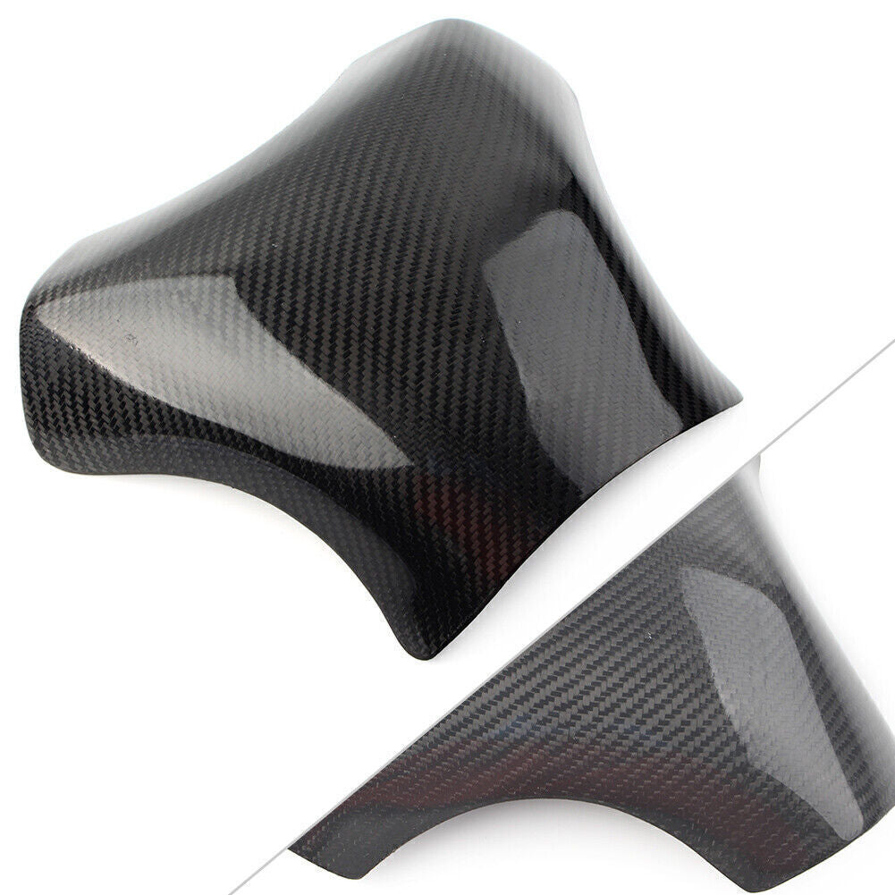 Carbon Fiber Gas Tank Cover Pad Protector For 2003-2004 for Kawasaki ZX ZX6R Black