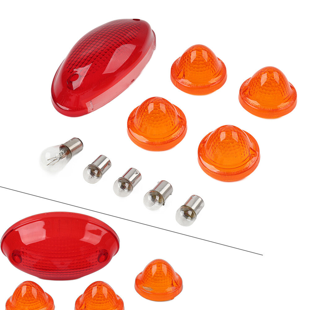 Turn Signals Cover Tail Light Lens fits For T100 Scrambler Speedmaster Roadster