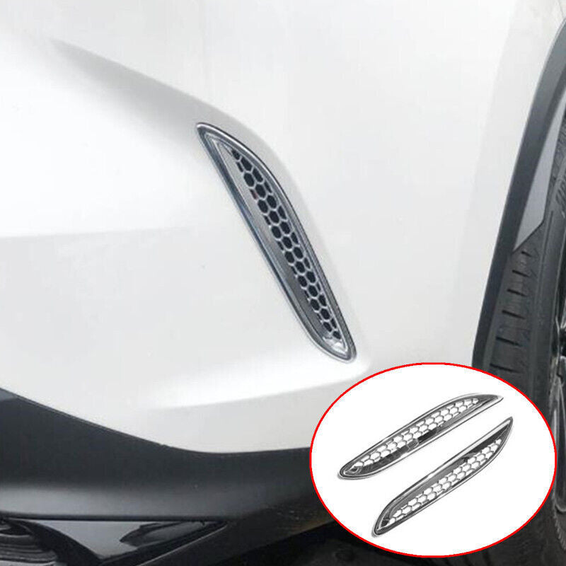 for Lexus NX250 350 350h 2022-24 Chrome Rear Fog Light Eyebrow Cover Trim Decor