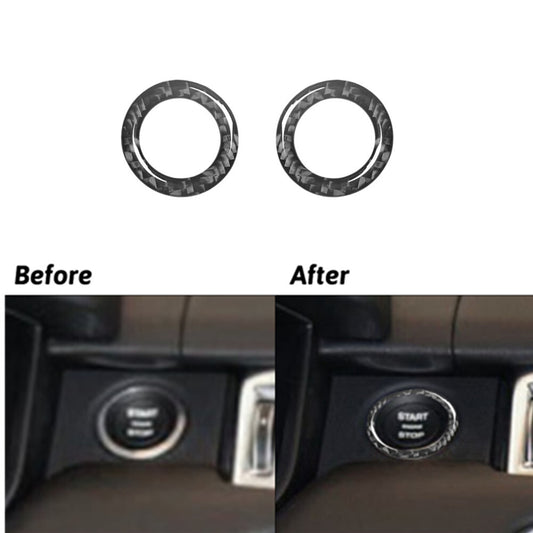 Carbon Fibre Ignition and Glove Box Switch For Land for Range Rover Sport 2014-2017