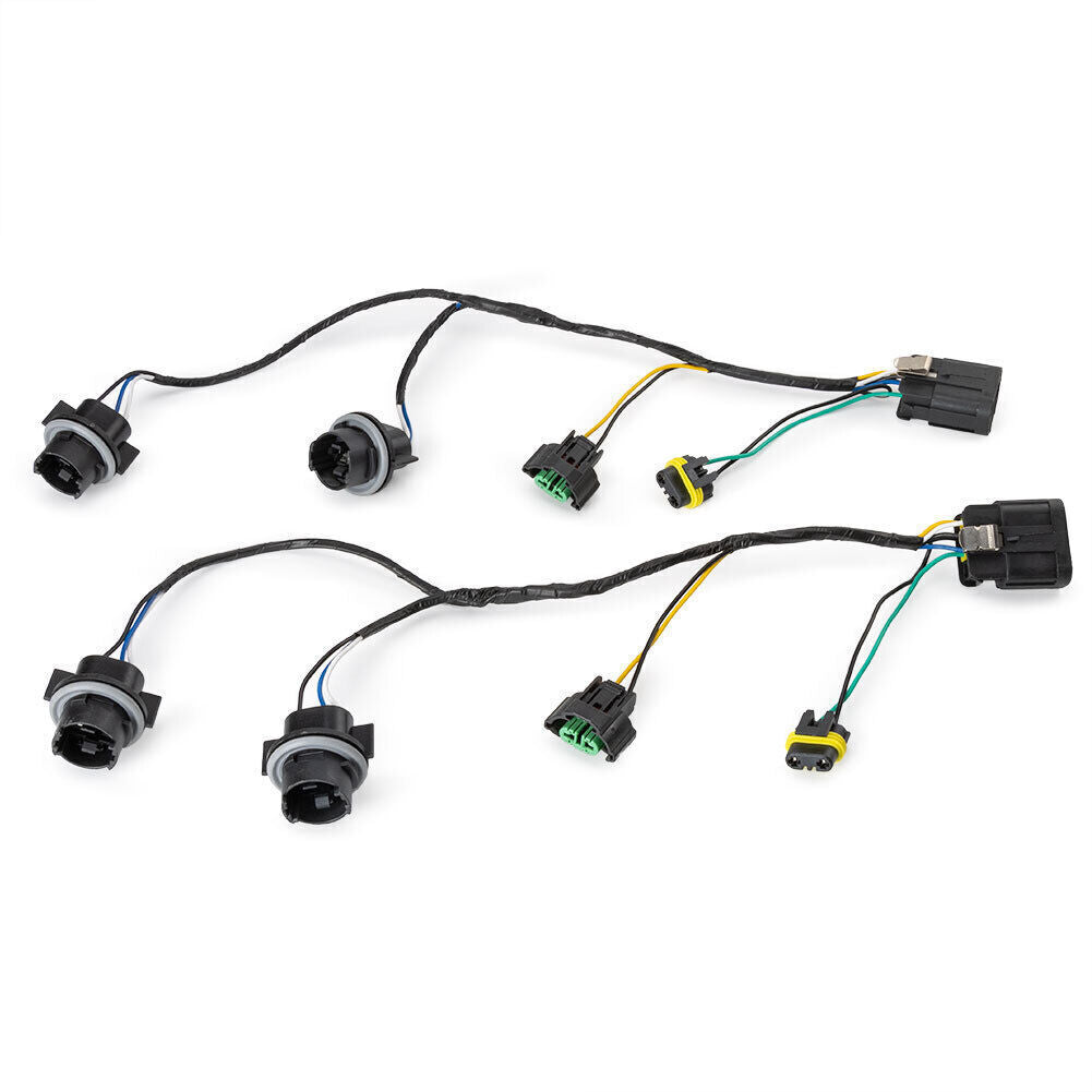2PCS Headlamp Wiring Harness Fits for Chevrolet Silverado 3500 2008-2014 645-745