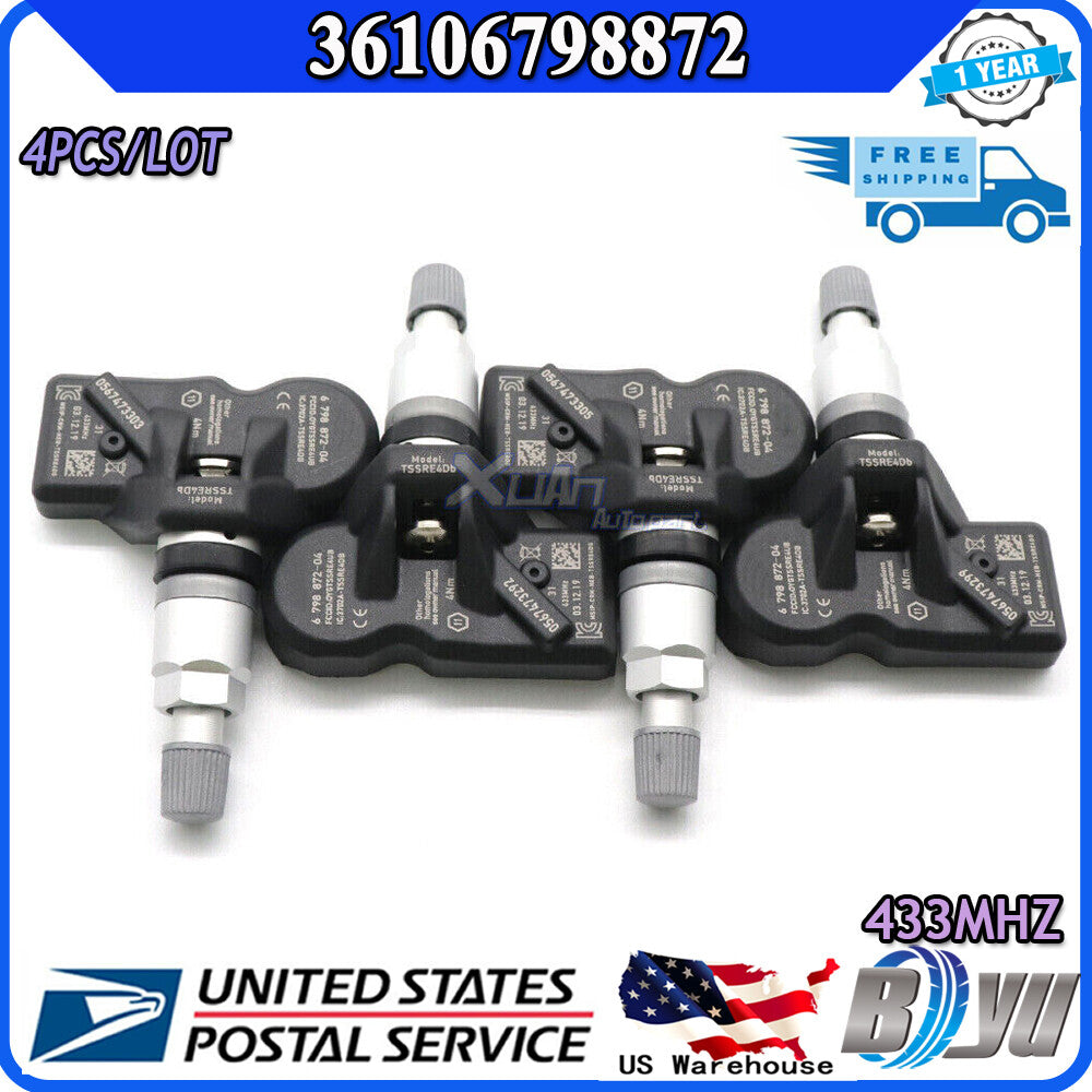 new 6798872-04 36106798872 433MHz tire pressure monitoring sensor for BMW TPMS 4.