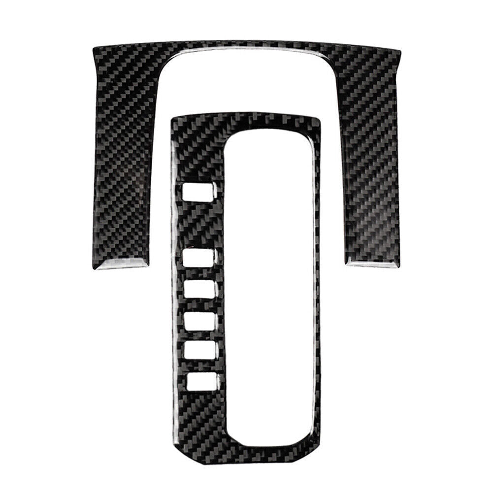 Carbon Fiber Gear Shift Panel Decor Trim Cover Fit for Honda for Civic 10th 2016-2019 18
