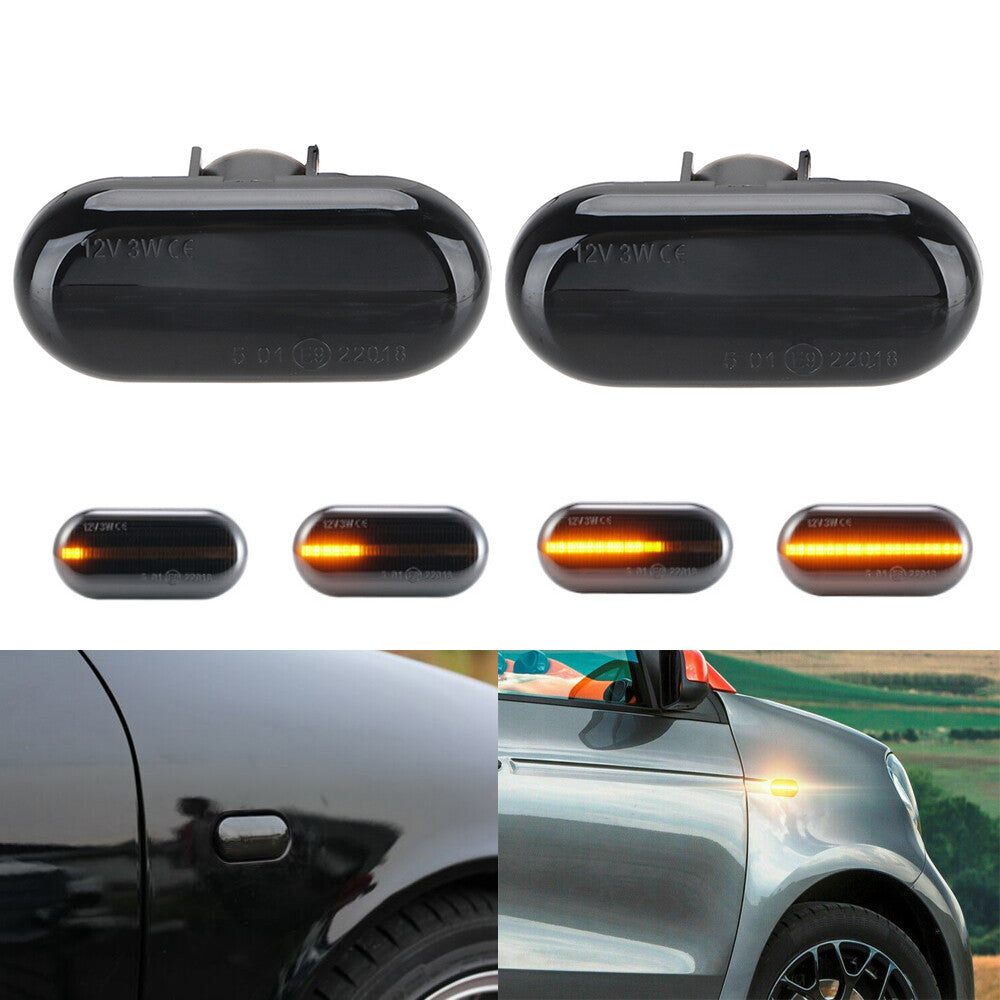 LED dynamic flow side marker signal lights are suitable for Mercedes for Smart Fortwo W453 C453