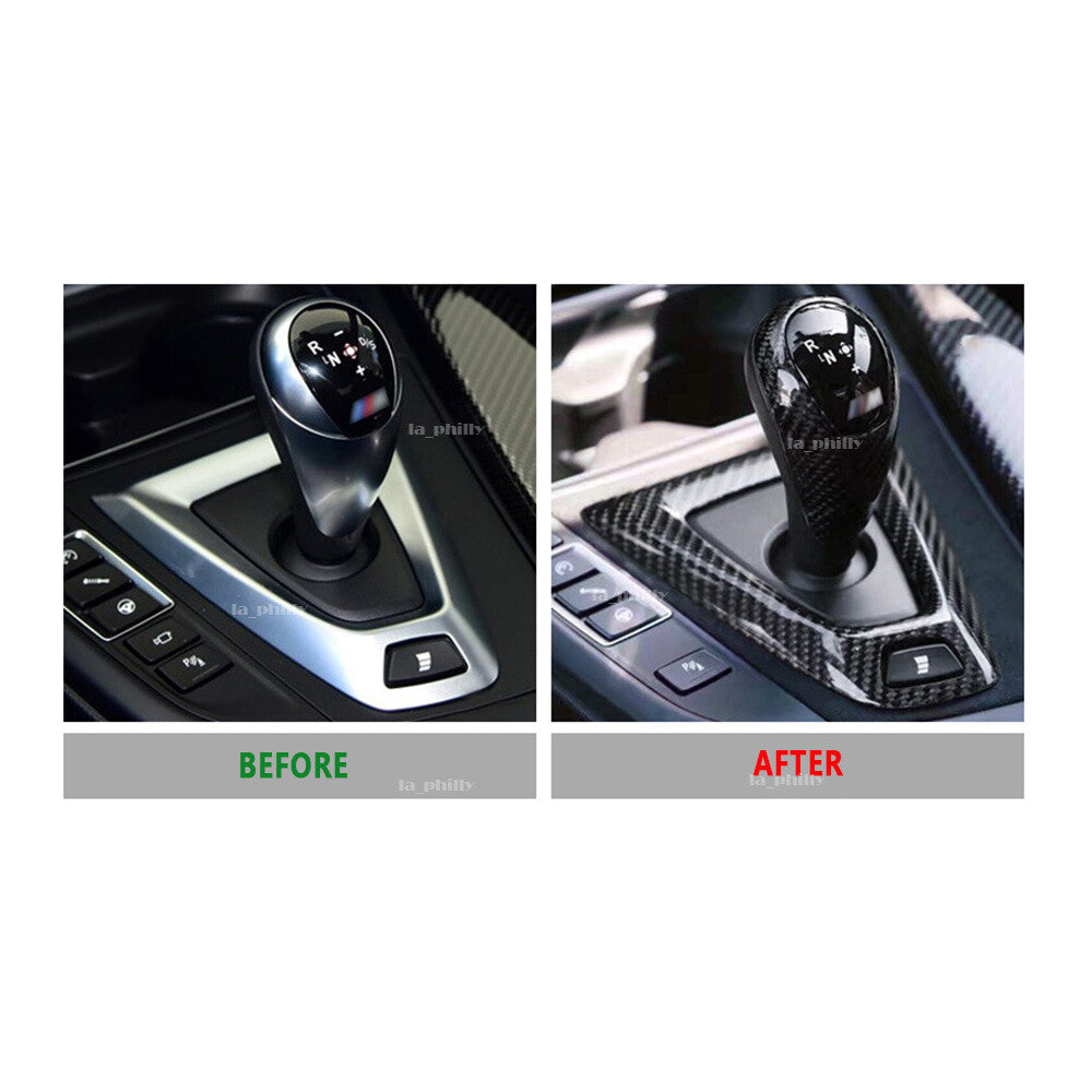Carbon Fiber Gear Shift Knob Cover for BMW M2 F87 F80 M3/F82 F83 M4/F10 M5/F12