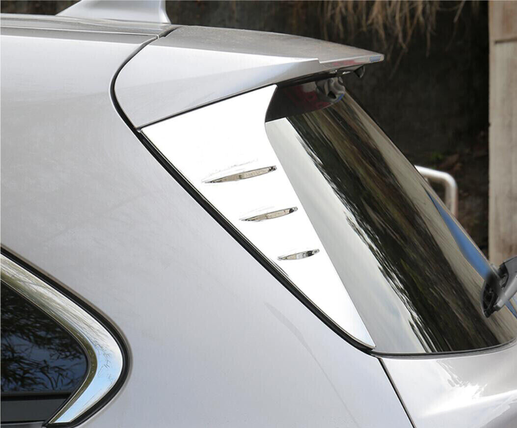 Chrome Car Tail Rear Window Spoilers Wing Cover Trim for Toyota for Sienna 2021-2023