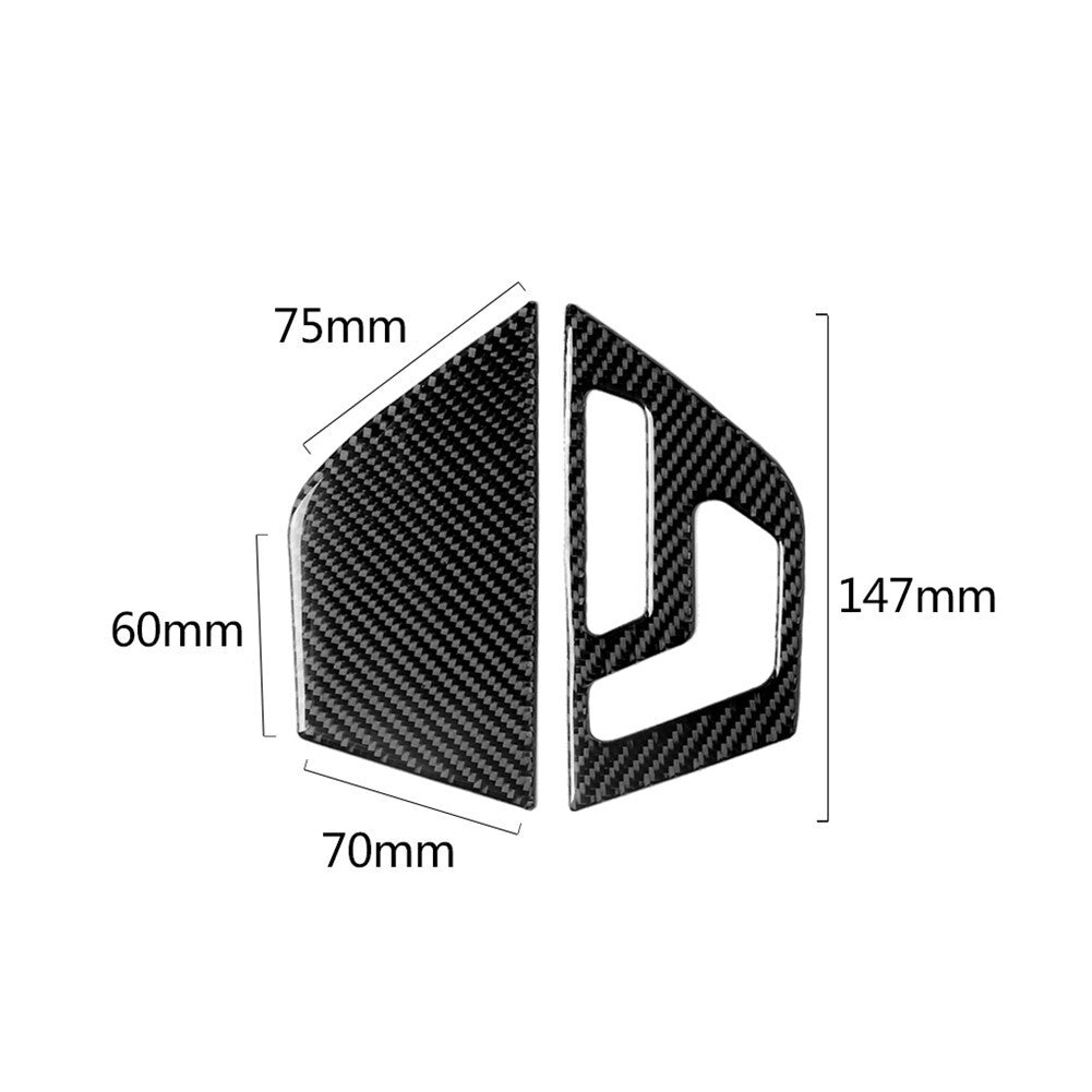 Carbon Fiber Door Handle Cover Trim for Mercedes-Benz C Class W204 07-13 Type A