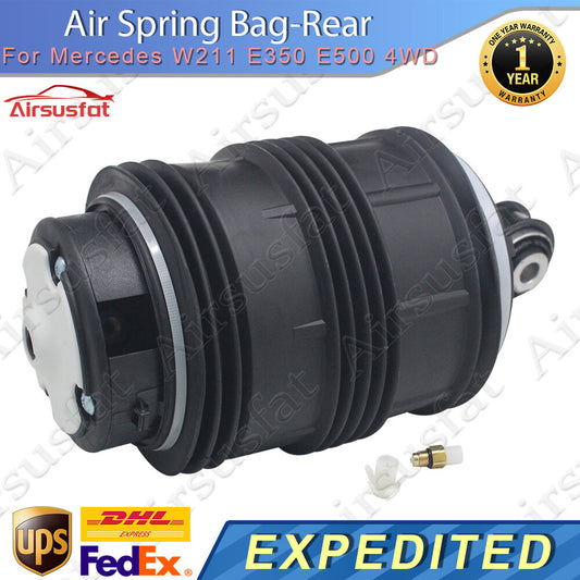 for Mercedes W211 E350 E500 4WD 2Pins Rear Left/Right Air Suspension Spring Bag