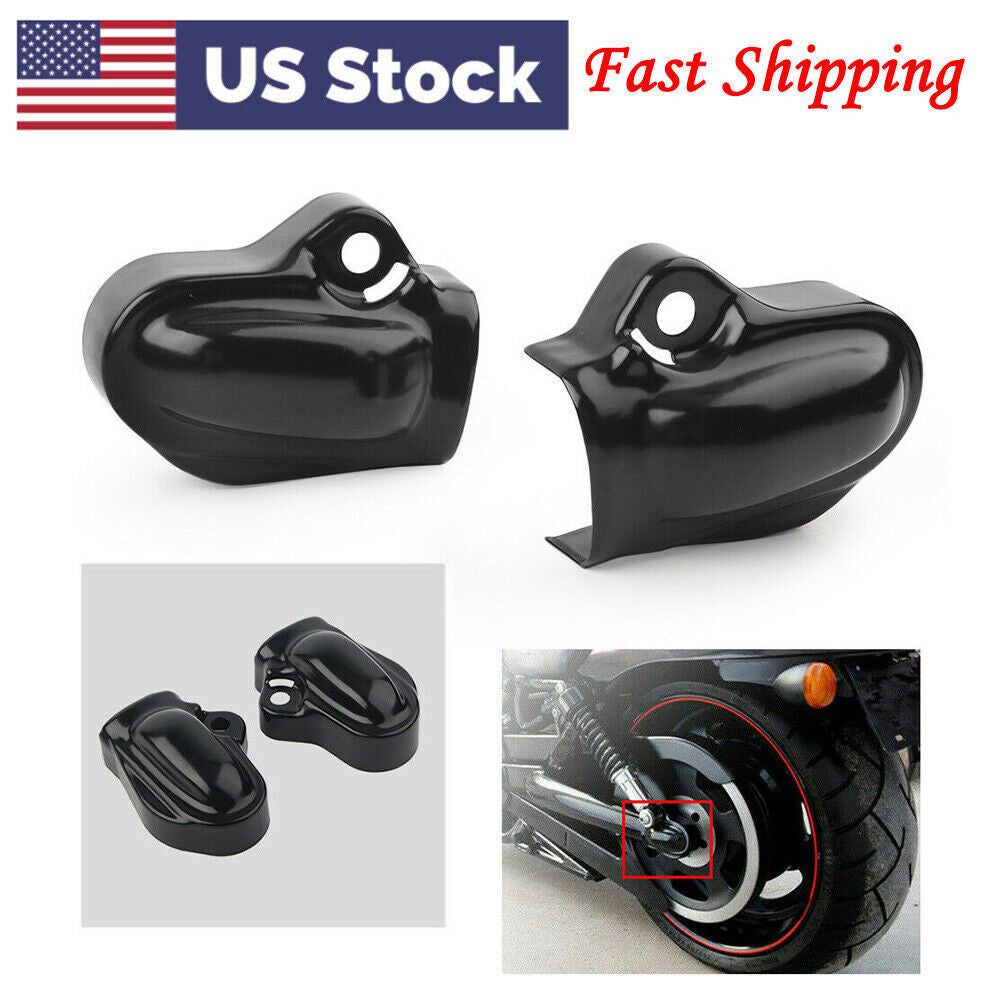 Bar Shield Rear Axle Cover Swingarm Cap Black for Harley V-Rod VRSC Muscle VRSCF