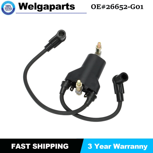 26652-G01 For 1991-02 EZGO TXT 4-Cycle Gas for Golf Cart Dual Ignition Coil New