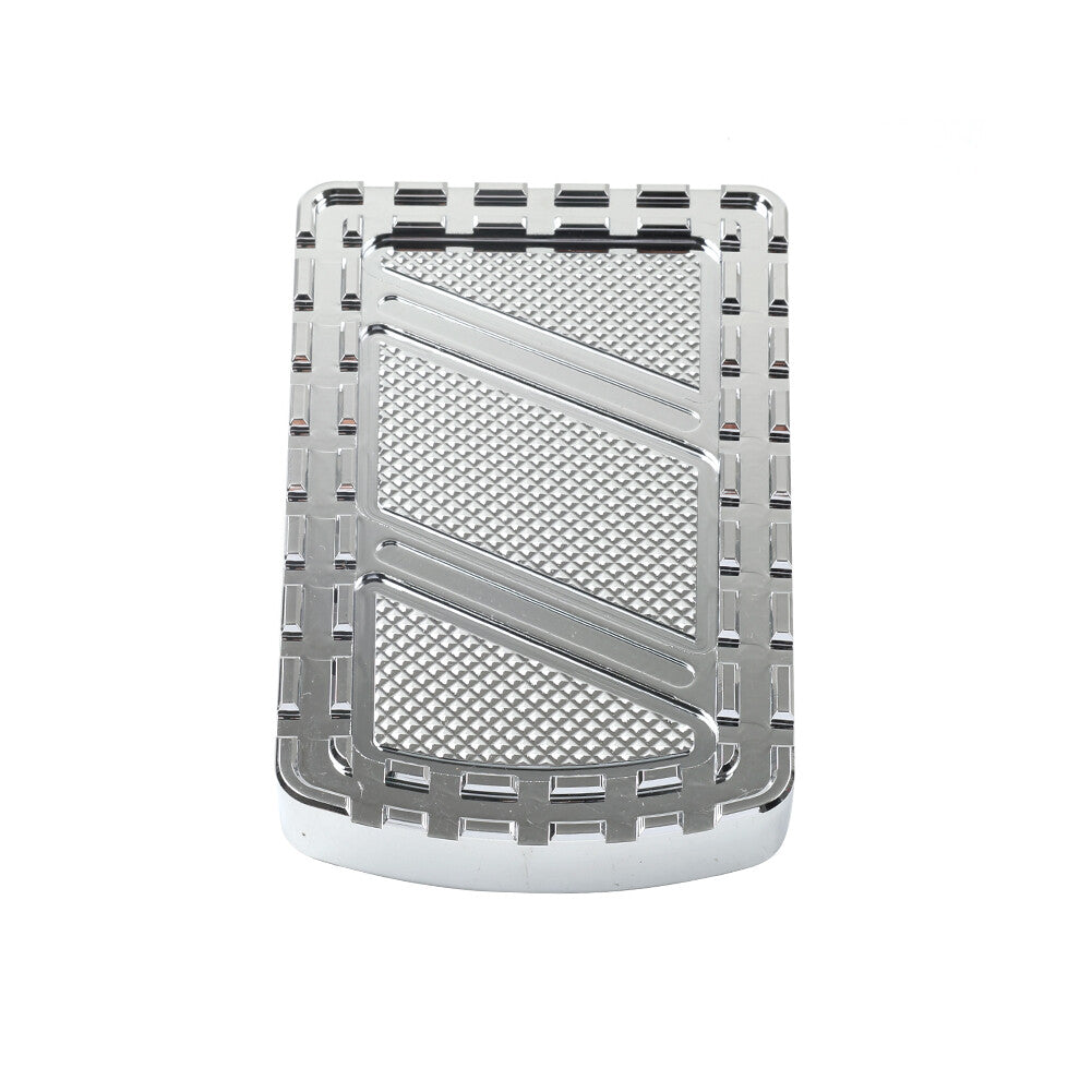 1-CNC Riot Brake Pedal Large Pad Cover for Harley Touring Road King Softail Dyna