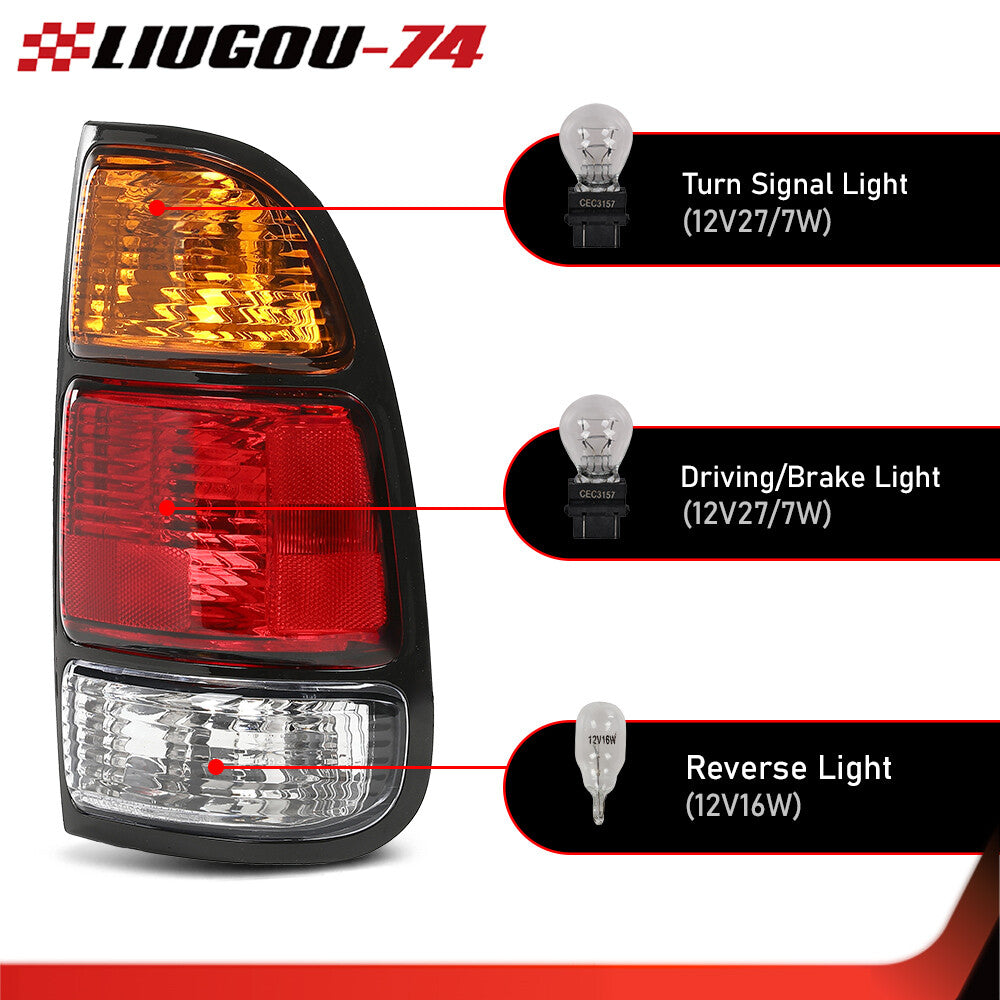 Suitable for 00-06 for Toyota Tundra taillight assembly kit with left and right bulbs