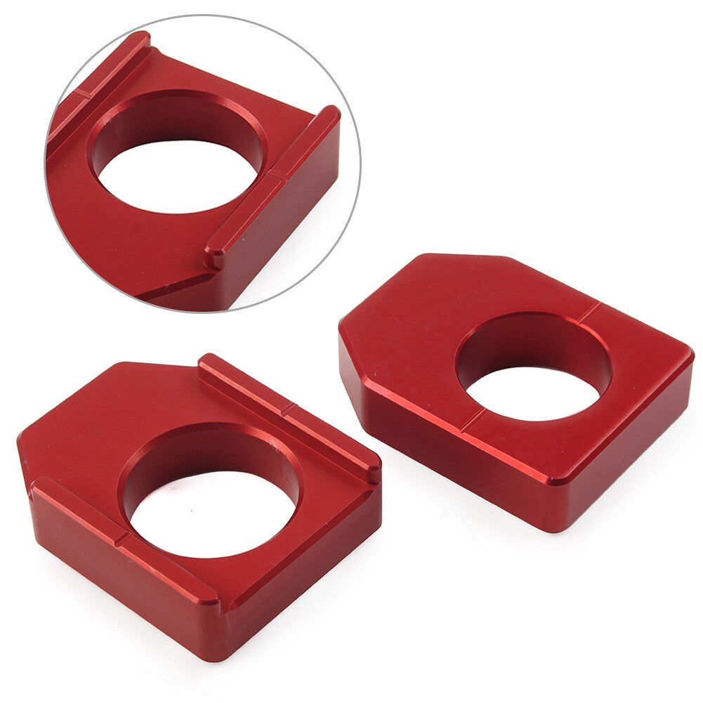 CNC Chain Adjuster Swingarm Slider for HONDA CR125R CR250R 2000-2007 CRF450R Red