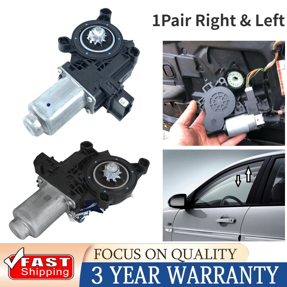 2PC Front Right Left Window Lifter Regulator Motor for Hyundai for Genesis Coupe