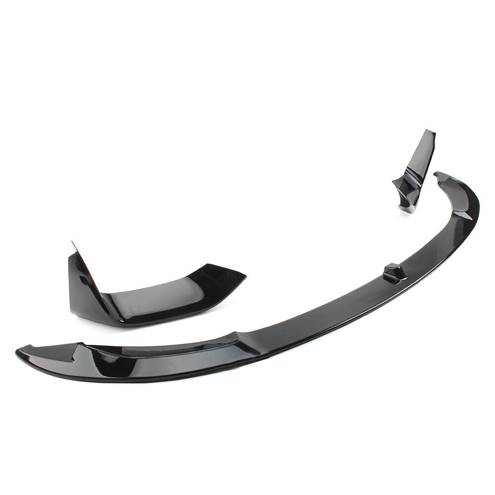 Front Bumper Lip Spoiler for BMW F80 M3 F82 F83 M4 2015-2020 2019 Glossy Black
