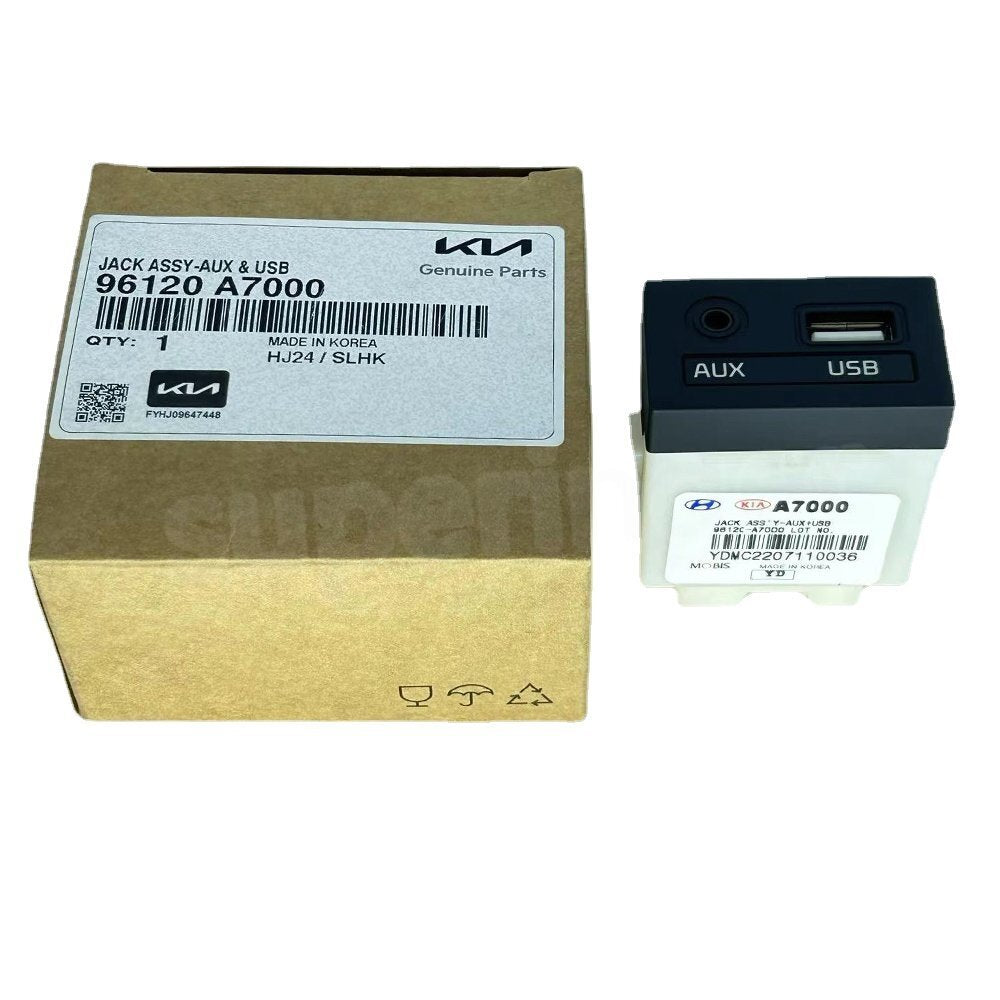 AUX/USB socket assembly 96120A7000 for Kia Forte Cerato K3 2013-2015