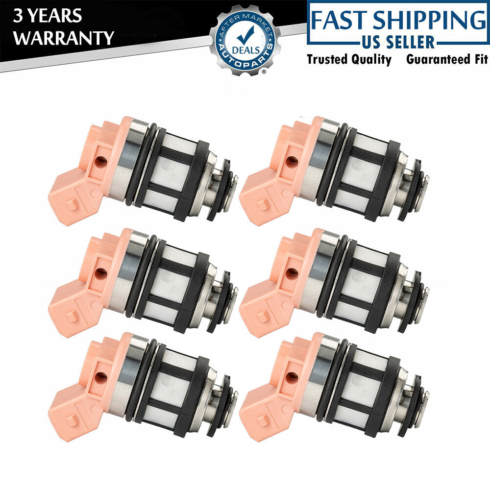 6Pcs Fuel Injector 16600-88G10 for Nissan D21 Pickup Pathfinder Quest 3.0L VG30E