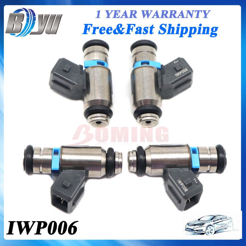 4PCS IWP-006 Fuel Injector for Citroen for Peugeot for Fiat 1995-2008 IWP006 60657179
