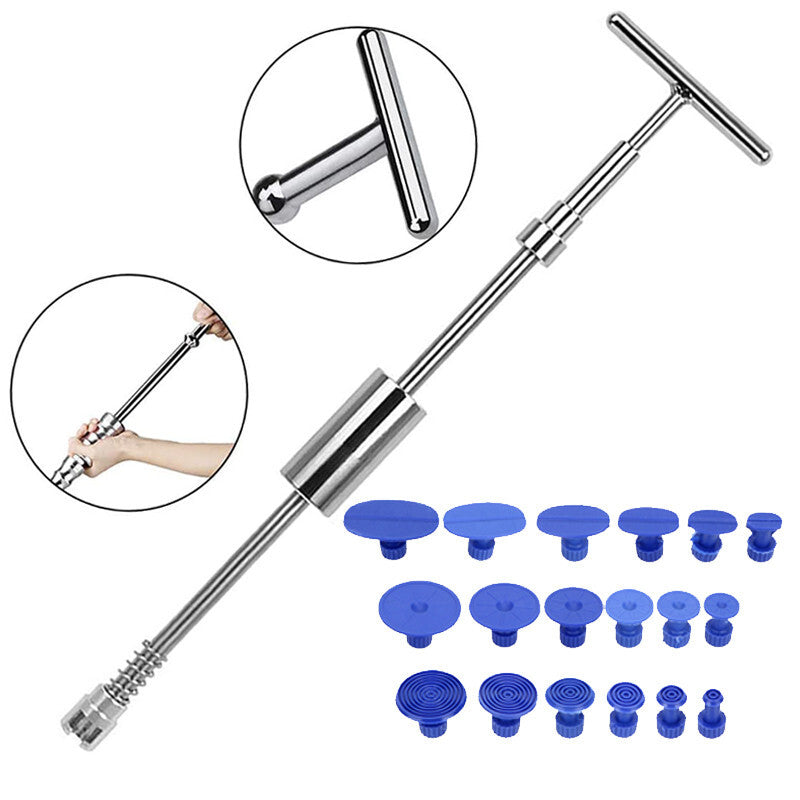 Car Body Dent Puller Dent Slide Reverse Hammer Suction Cup Sheet Repair Tool Kit