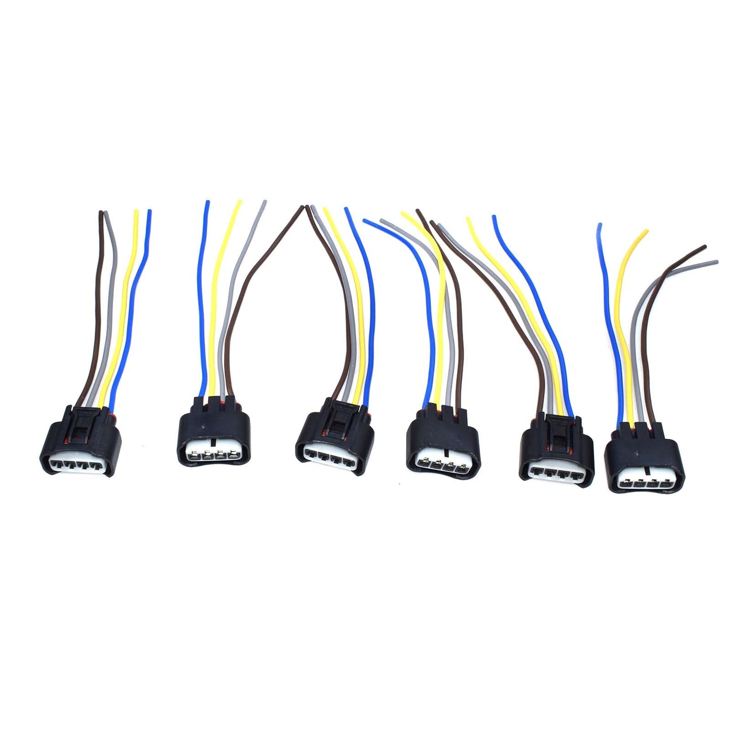 for Toyota for Lexus 2AZFE 1ZZFE Ignition Coil Wire Harness Connector Pigtail 6PCS