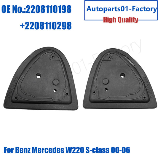 1Pair Door Mirror Gasket Seals for Mercedes-Benz W220 S-class 2000-2006